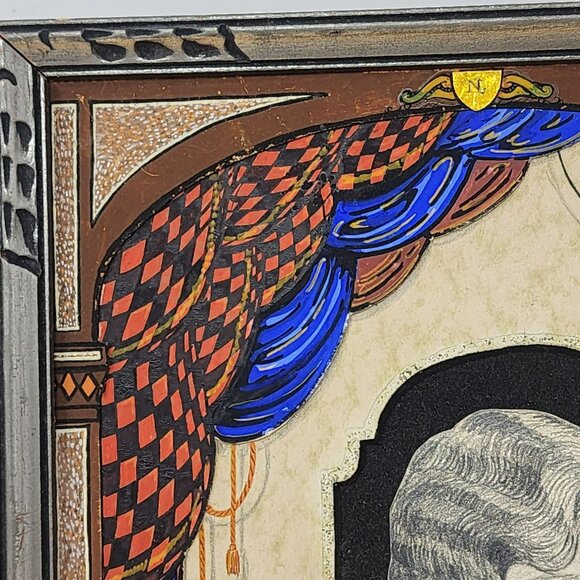 Vintage Emil Kleeman Framed Portrait Art Print Kenosha Wisconsin Artist - Picture 6 of 11